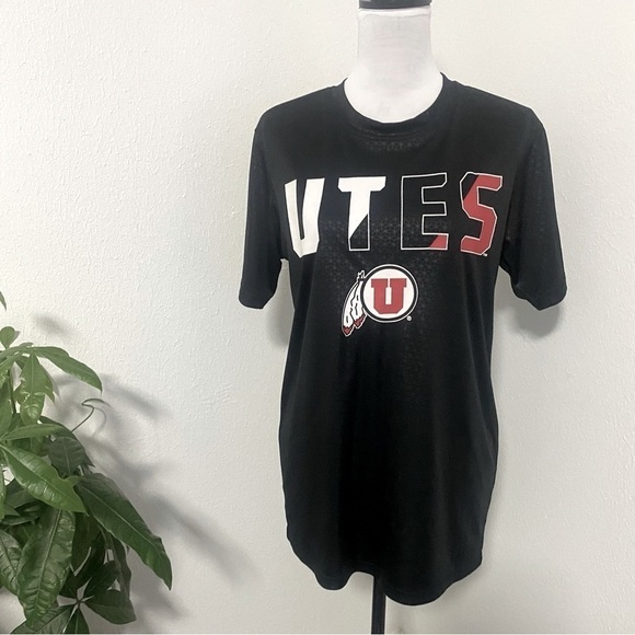 Russell Utah Utes Jersey Mens Black Size Medium (38/40) 100% Polyester - Picture 1 of 7